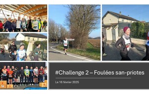 Résultats course challenge : foulées san-priotes