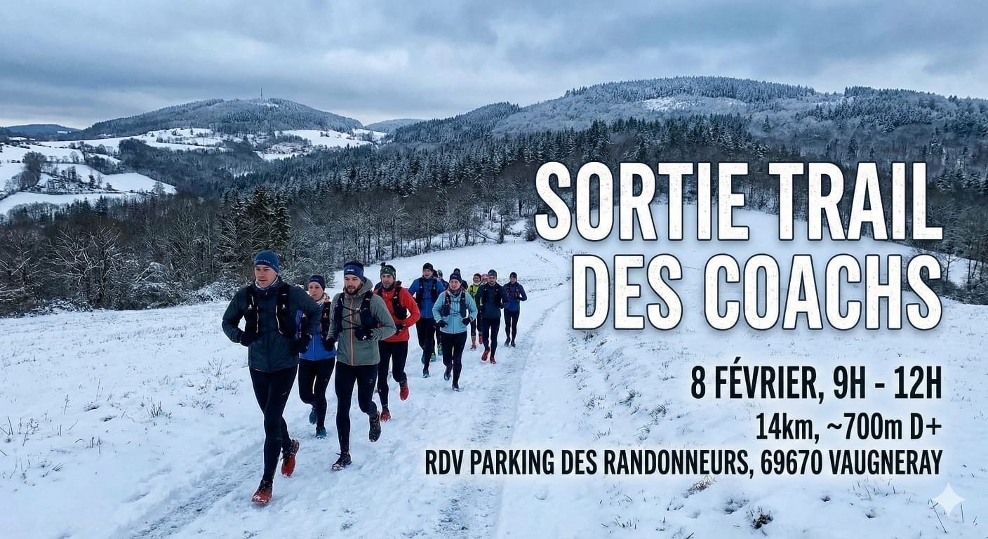 Sortie trail des coachs : cap sur les Monts du Lyonnais !