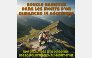 Sortie trail des coachs: Boucle Hamster Monts d'or