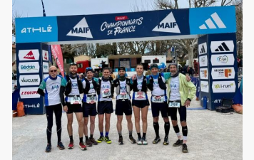 Championnat de France de Trail court : une équipe dans le vent !