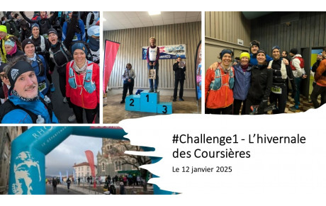 Résultats course challenge : hivernale des Coursières