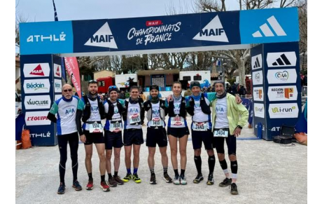 Championnat de France de Trail court : une équipe dans le vent !